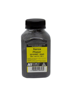 Тонер Hi-Black для Xerox Phaser 3010/WC 3045, Bk, 60 г, банка