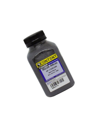 Тонер Content для Ricoh Aficio SP C220/240, Bk, 100 г, банка