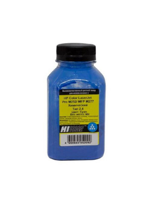 Тонер Hi-Black для HP CLJ Pro M252/MFP M277, Химический, Тип 2.4, C, 60 г, банка