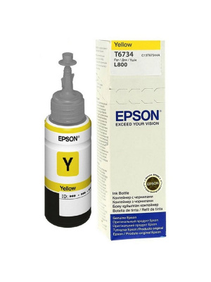 Чернила Epson L800/L1800/L810/L850 (О) C13T67344A/C13T673498, yellow, 70ml