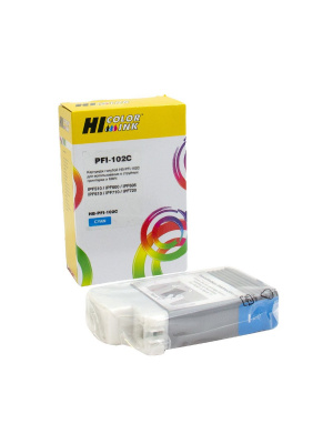 Картридж Hi-Black (HB-PFI-102C) для Canon IPF-510/600/710, C