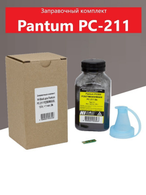 Заправочный комплект Hi-Black для Pantum PC-211 P2200/M6500, 1,6 k + 1 чип, Bk