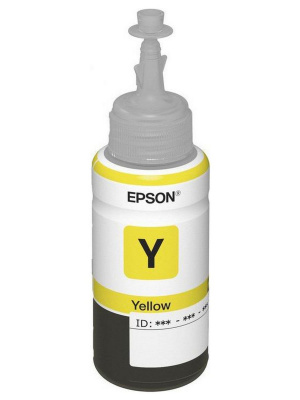 Чернила Epson L100/110/200/210/300/355/550/555 (O) C13T66444A, yellow, 70ml