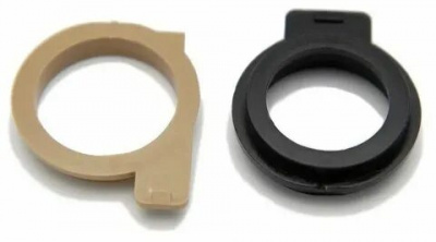 Комплект бушингов тефлонового вала совм. для Kyocera FS-1120/1320/1028MFP/1135MFP/M4000, 2 шт.черные