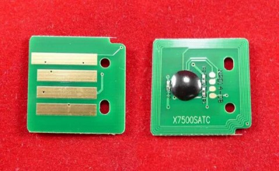 Чип Hi-Black к картриджу Xerox Phaser 7500 (106R01443), C, 17,8K