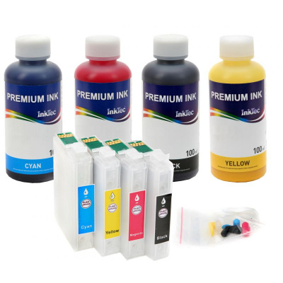 Чернила InkTec (C0090) для Canon GI-490/790/890/990, Пигментные, Bk, 0,1 л.