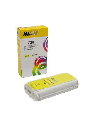 Картридж Hi-Black (HB-F9J65A) для HP DJ T730/T830, 130ml, №728XL, yellow